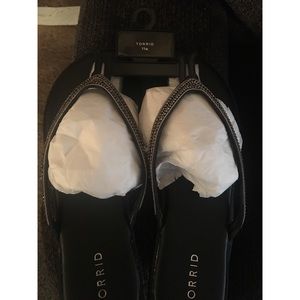 Black Torrid Flip Flops